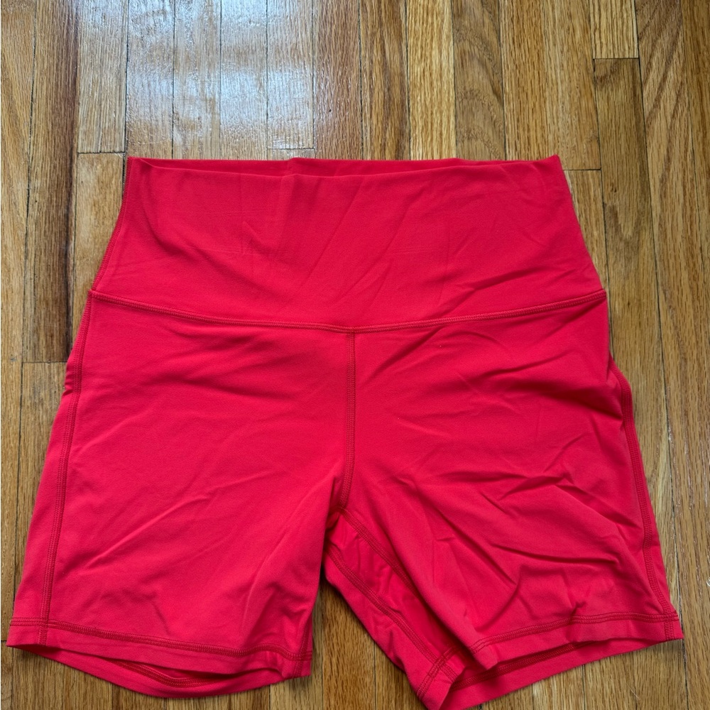 Lululemon high rise biker shorts